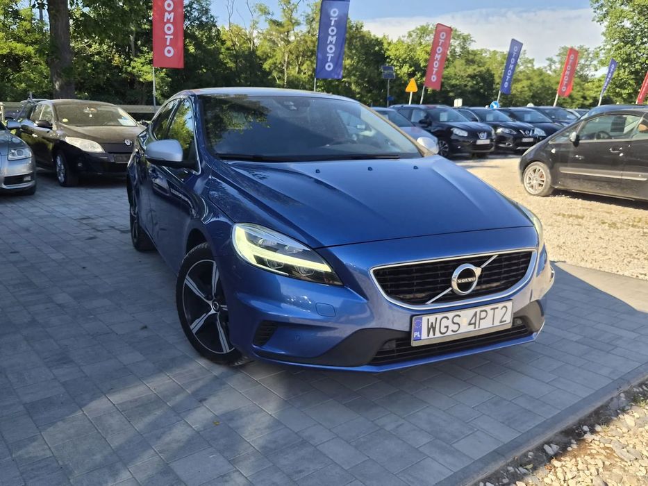 Volvo V40 1.5 Benzyna R Design Nawigacja Klimatyzacja Elektryczne Szyby Ledy