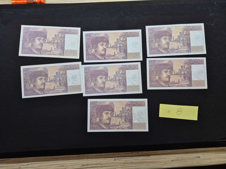 Banknoty Francja bardzo ładne stany