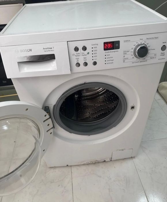 Máquina de lavar Bosch 7kg – Funciona 100% – Boa oportunidade