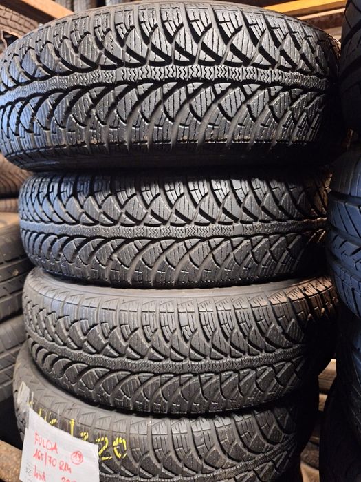 FULDA 165/70r14 4szt opony zimą zimowe 6.5mm 2018r