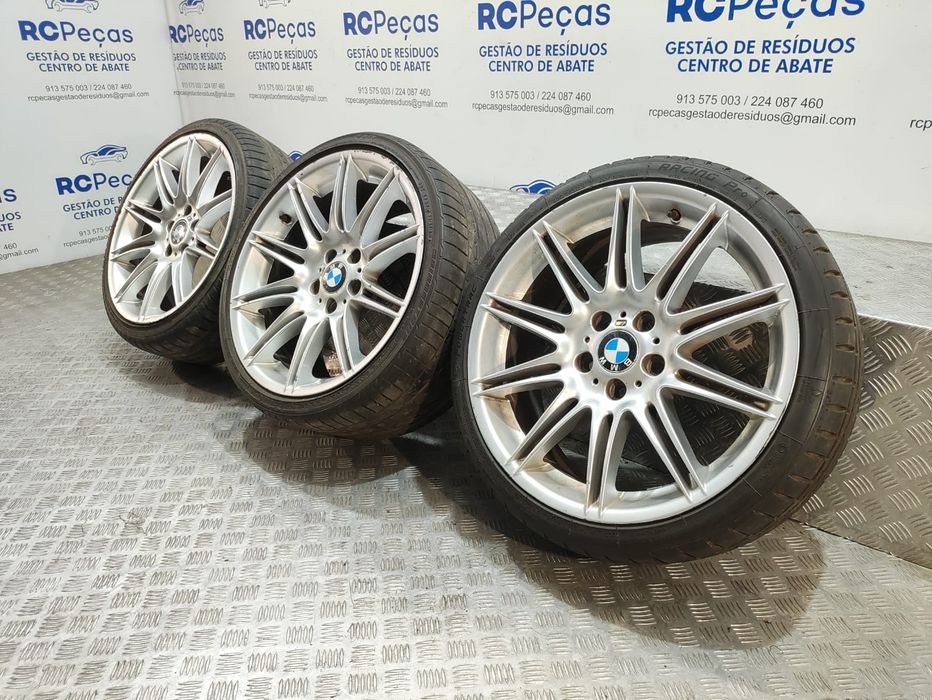 Conjunto 2 Jantes BMW 19 8J ET37 5x120 Style 225M Serie 3 E90 E91 E92