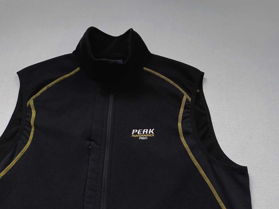 Peak Performance Polartec Black Light Vest Gilet Mens XL Black