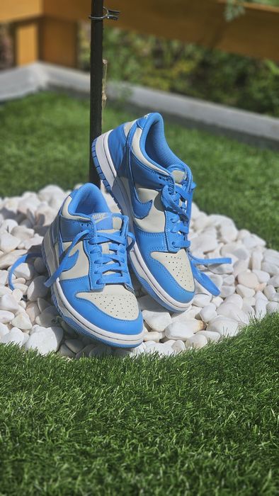 Nike Dunk Low Azuis e Brancas - Tam. 38 - Usadas, como novas