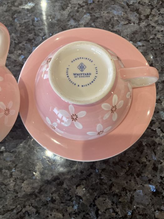 Bule de cha e chavena ingles