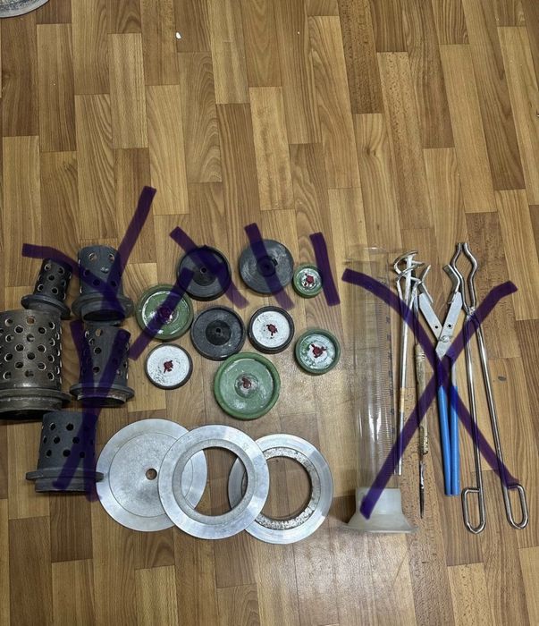 Опока 1 шт, резинки 3 шт, кільця 3 шт