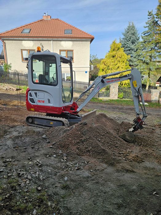 Minikoparka Koparka Alwernia i okolice Wykopy Utwardzanie Równanie