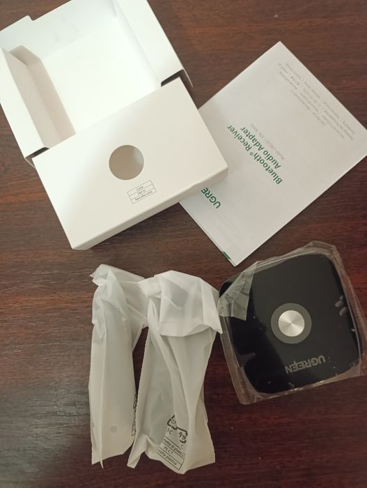 Bluetooth блютуз адаптер ресивер в авто AUX Ugreen 40759 CM106 aptX