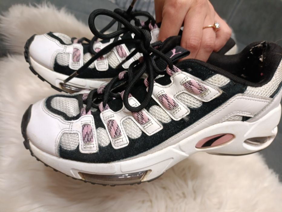 Buty sneakersy Puma czarno-różowe cell enduro unisex 40