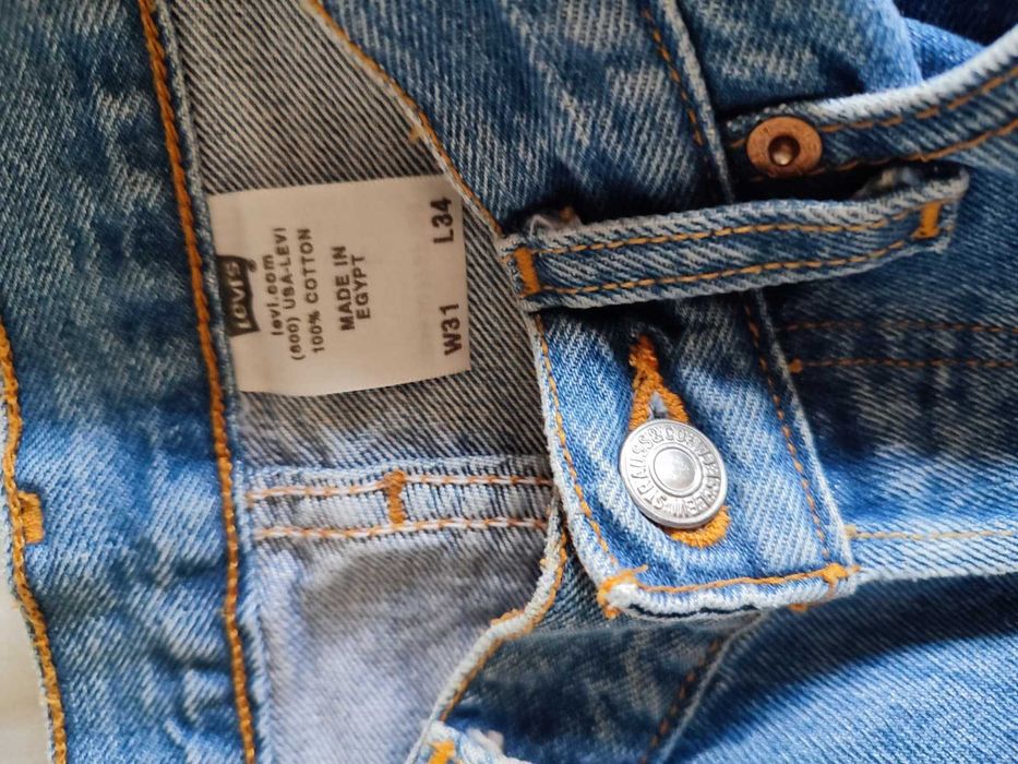 Calças Levis 501 como novas W31 L34 Jeans para homem Levi Strauss