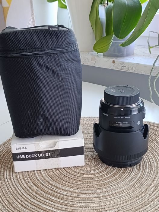 Sigma 50mm f/1.4 DG HSM Art – Nikon F + Sigma USB Dock + pokrowiec