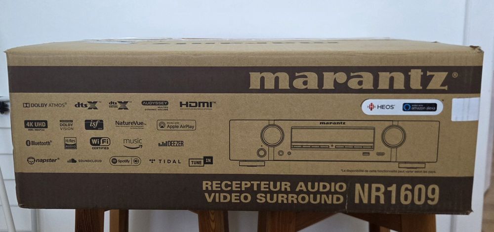 Amplituner sieciowy Marantz NR1609 Heos spotify wifi bt multiroom kino domowe