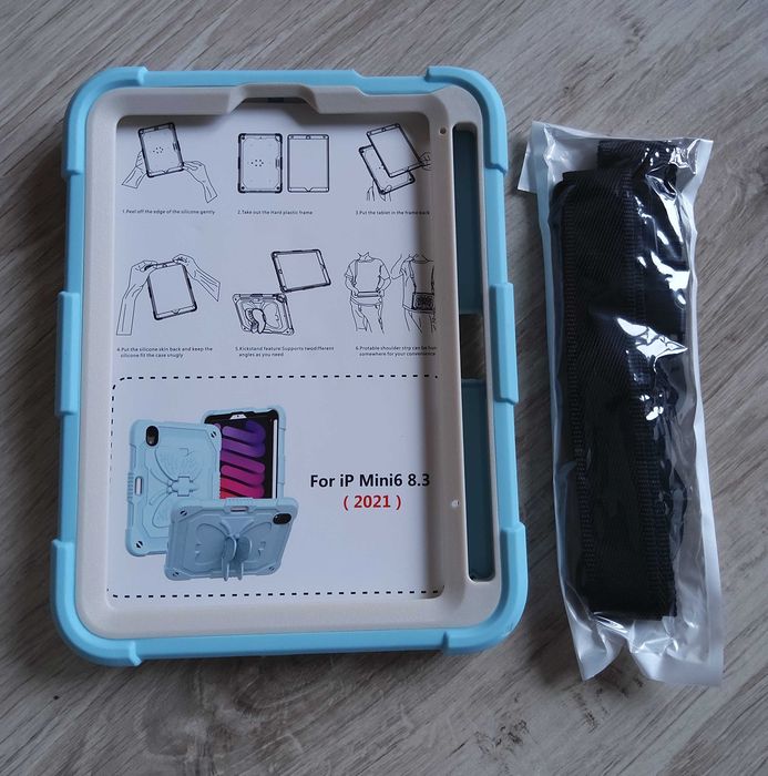 Pancerne etui pokrowiec case motyl do iPad Mini 6 8.3 (2021)