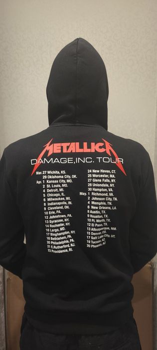 Худі Metallica H&M, оригінал, S — ідеальний стан