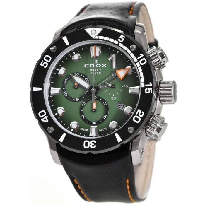 Edox CO-1 Quartz Chronograph Tytan 1000 m