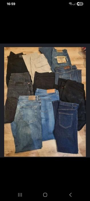 Spodnie jeansowe męskie 25szt, pakiet, 4