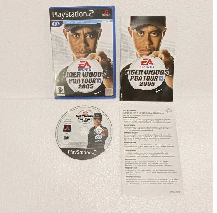 Tiger Woods PGA Tour 2005 Sony PlayStation 2 PS2 UK PAL CIB