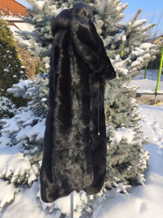 Ог 108! Шикарна норкова шуба капюшон кобра 44-46-48