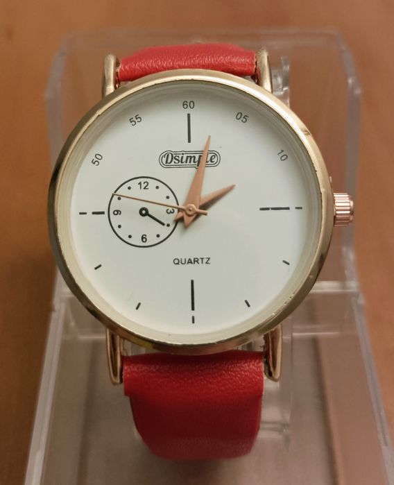 Zegarek damski kwarcowy plus bransoletka ozdobna Nowy