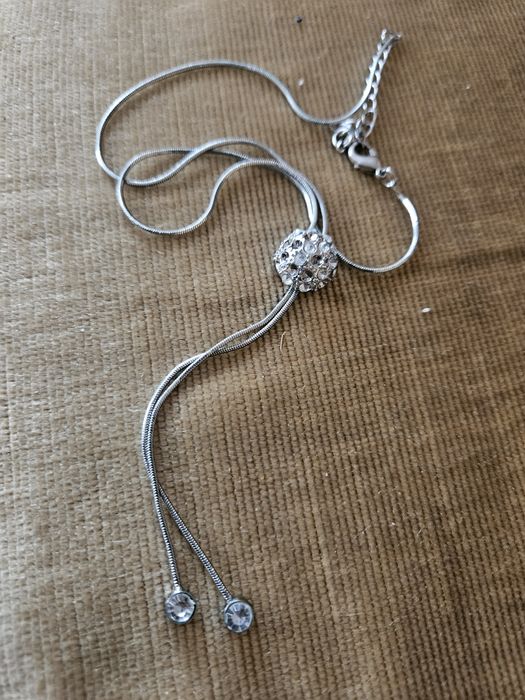 Naszyjnik żmijka z kulką