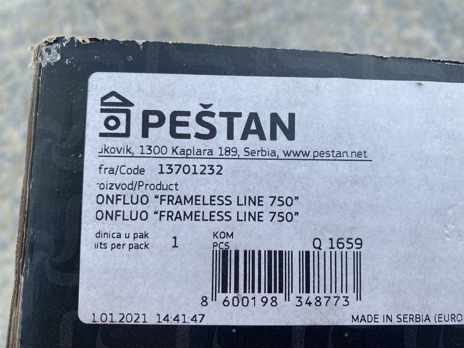 Calha de Duche Frameless