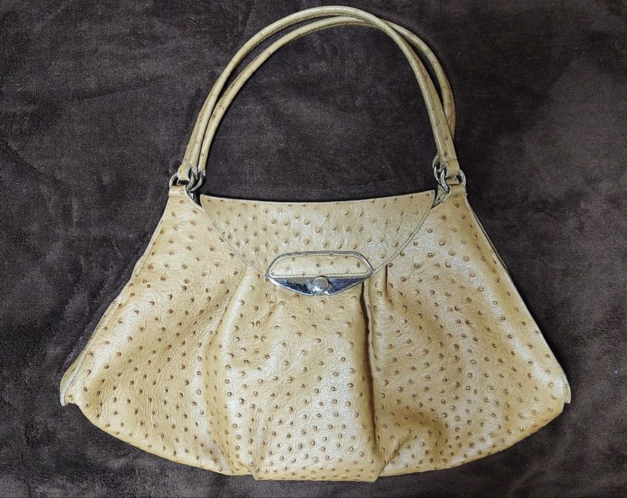 Елегантна сумка Furla(Italy)-натуральна шкіра зі структурою страуса