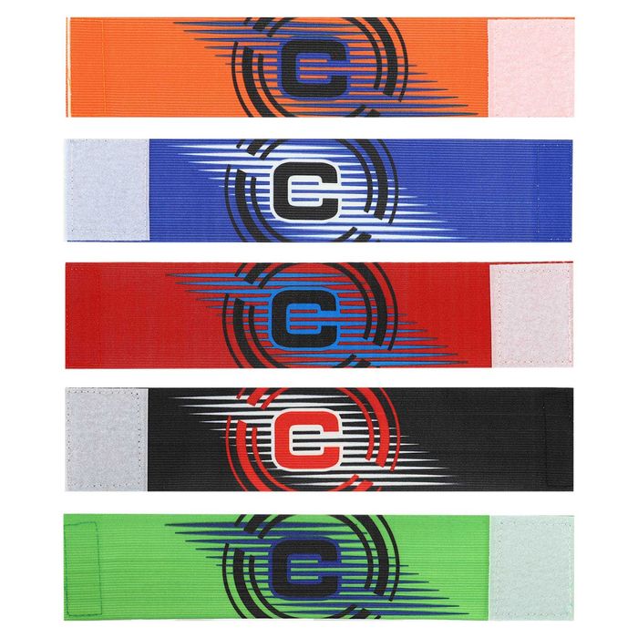 Пов'язка капітанська SP-Sport FB-115 помаранчев/синій/зелений/червоний