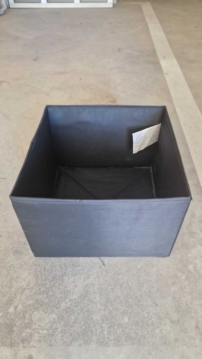 Caixa de arrumação Ikea Skubb 16635 preta