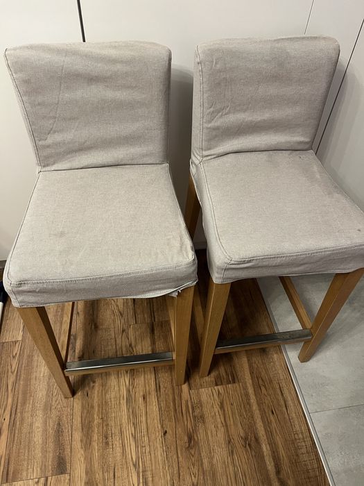 Dwa krzesła Hoker IKEA henriksdal