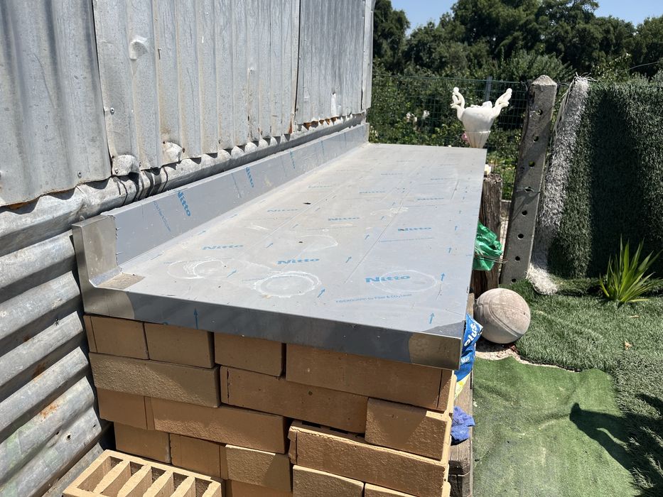 Tampo de inox para bancada
