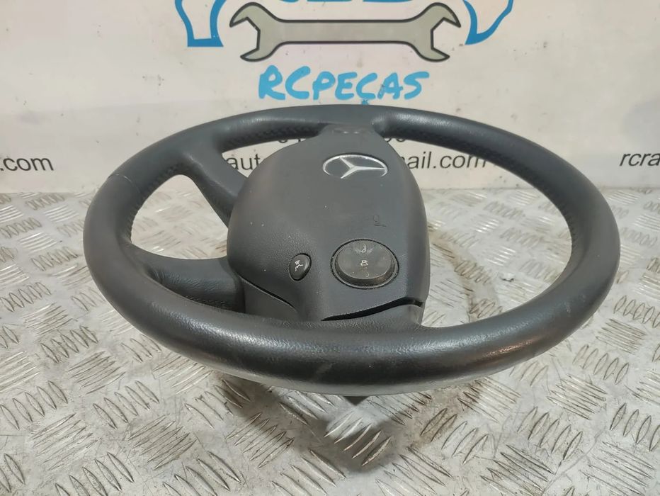 Volante Completo Pele Mercedes Benz Class S W221 Comandos Multifunções