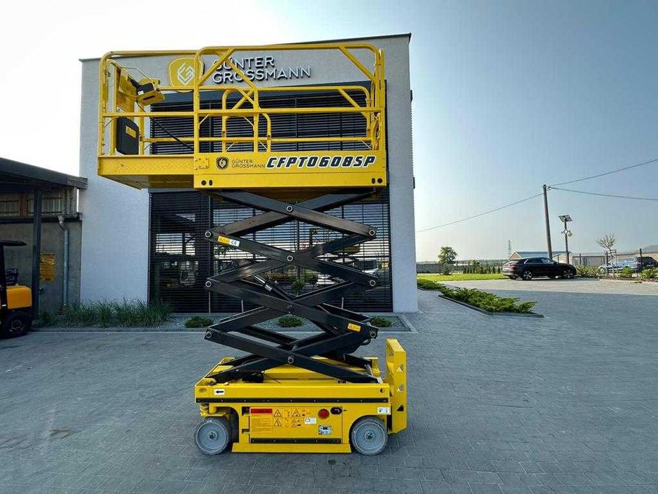 Nowy podnośnik nożycowy koszowy Gunter Grossmann 6m+2m