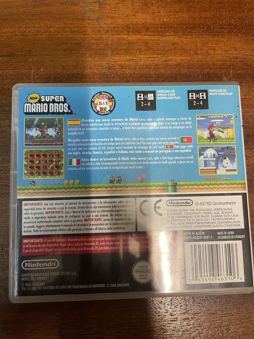 Super Mario Bros Nintendo DS