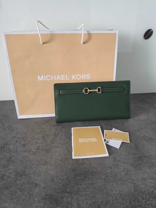 Nowy, skórzany portfel Michael Kors
