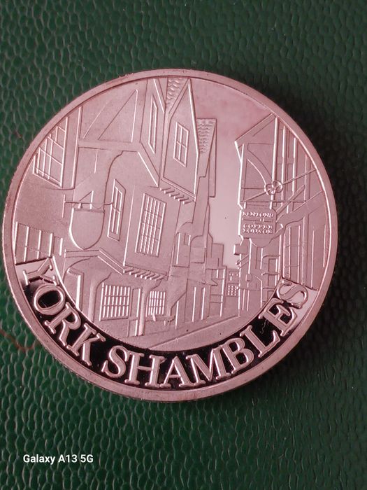 Medal-Numizmat W. Brytania York Shambles - Lustrzane