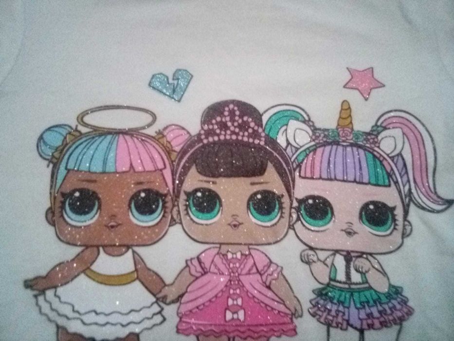 T shirt da LOL para menina 7/8 anos