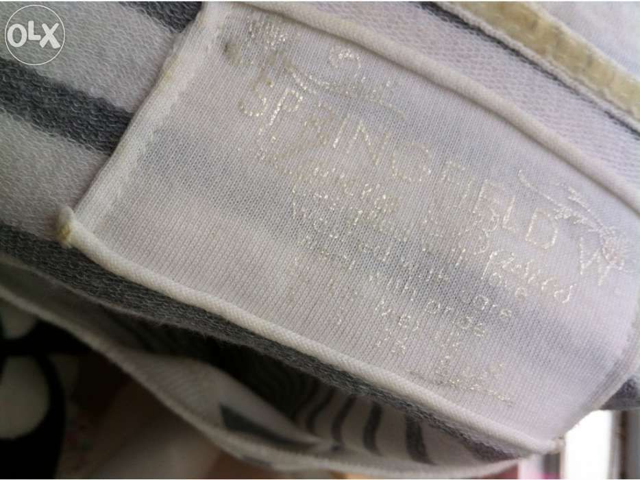 Blusa da Springfield às riscas, com capuz, S, nova