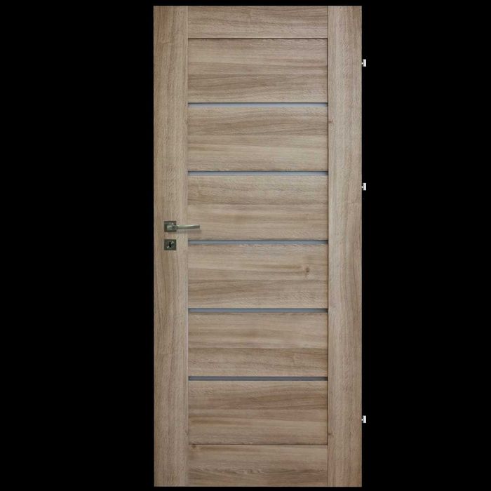 Komplet Drzwi wew.ramowe CARLO kolor dąb natur + ościeżnica regulowana