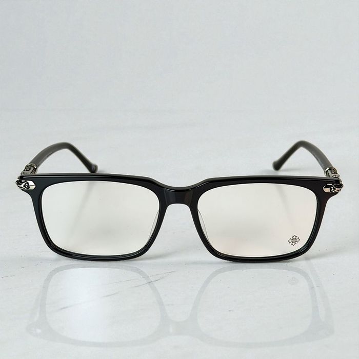Okulary modne gotyckie zerówki oprawki acetat tytan