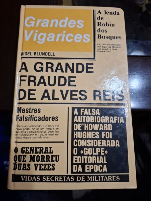 Livro grandes vigarices conheça as maiores fraudes praticadas at aos d