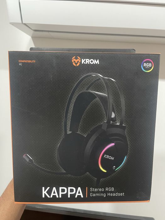 Headset Gaming KROM Kappa RGB