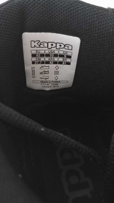 Buty męskie Kappa zimowe jesienne czarne roz 43