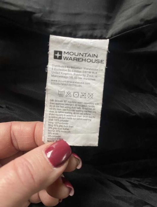 Пуховик Mountain Warehouse  40/12