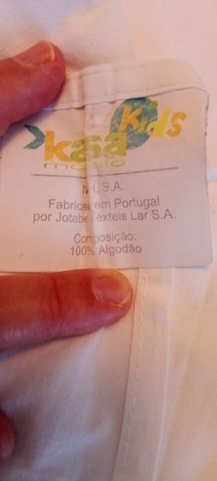 Lençol de cima e fronha para cama de solteiro