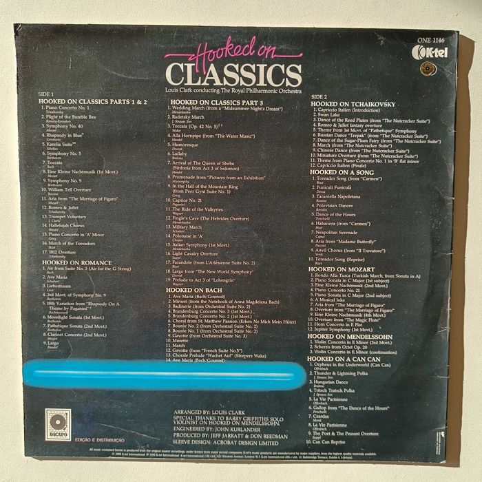 Disco Vinil "Louis Clark Royal Philharmonic O. - Hooked on Classics"