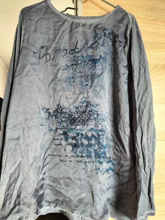 Bluzka r. 46/48 satyna i wiskoza
