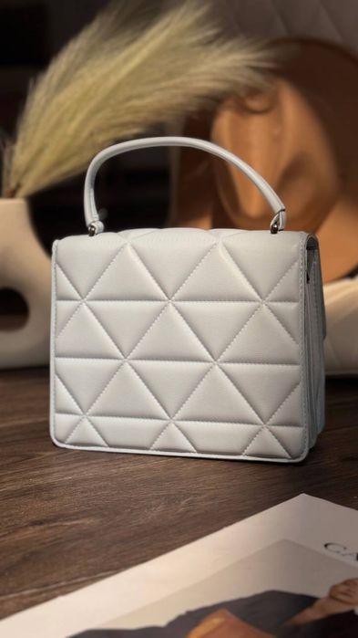 Класична жіноча сумка  крос-боді на кожен день чорна, блакитна, сіра