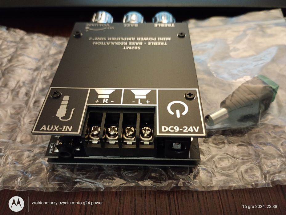 Mini wzmacniacz stereo ZK502MT