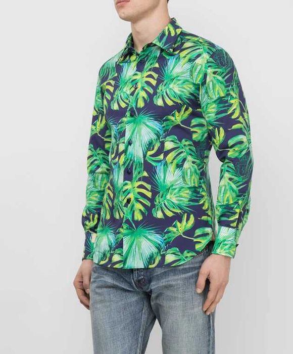Рубашка Billionaire Silver Cut LS/Milano Palms