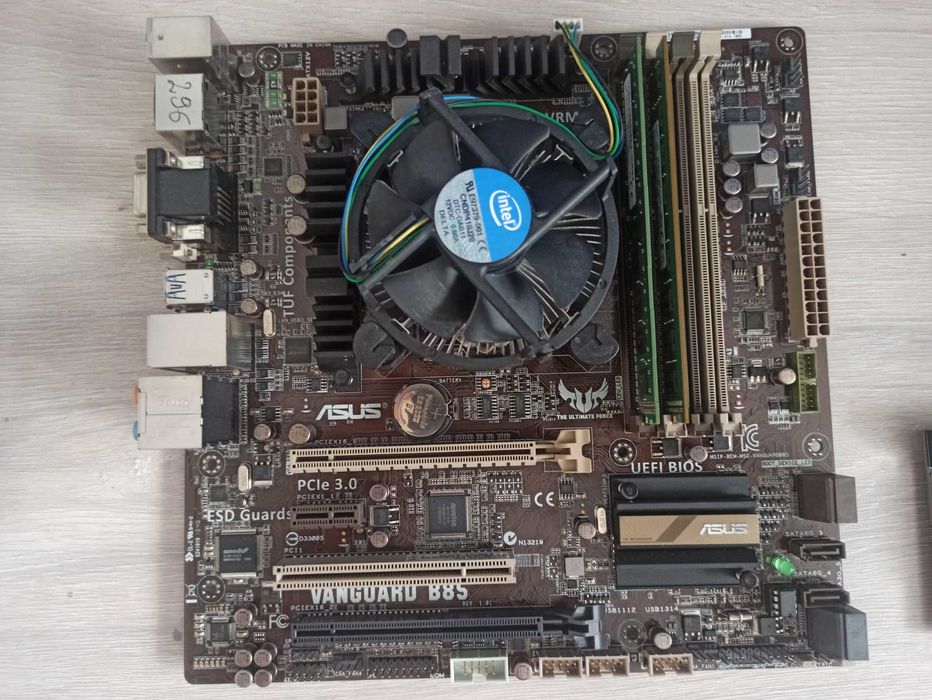 płyta Asus Vanguard B85 procek Intel g1820 sr1 cn 2.70 komplet