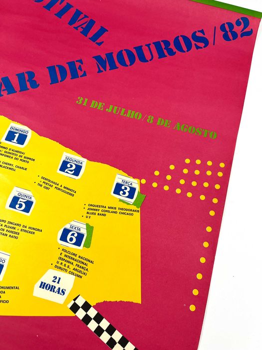 Cartaz Festival Vilar de Mouros 1982